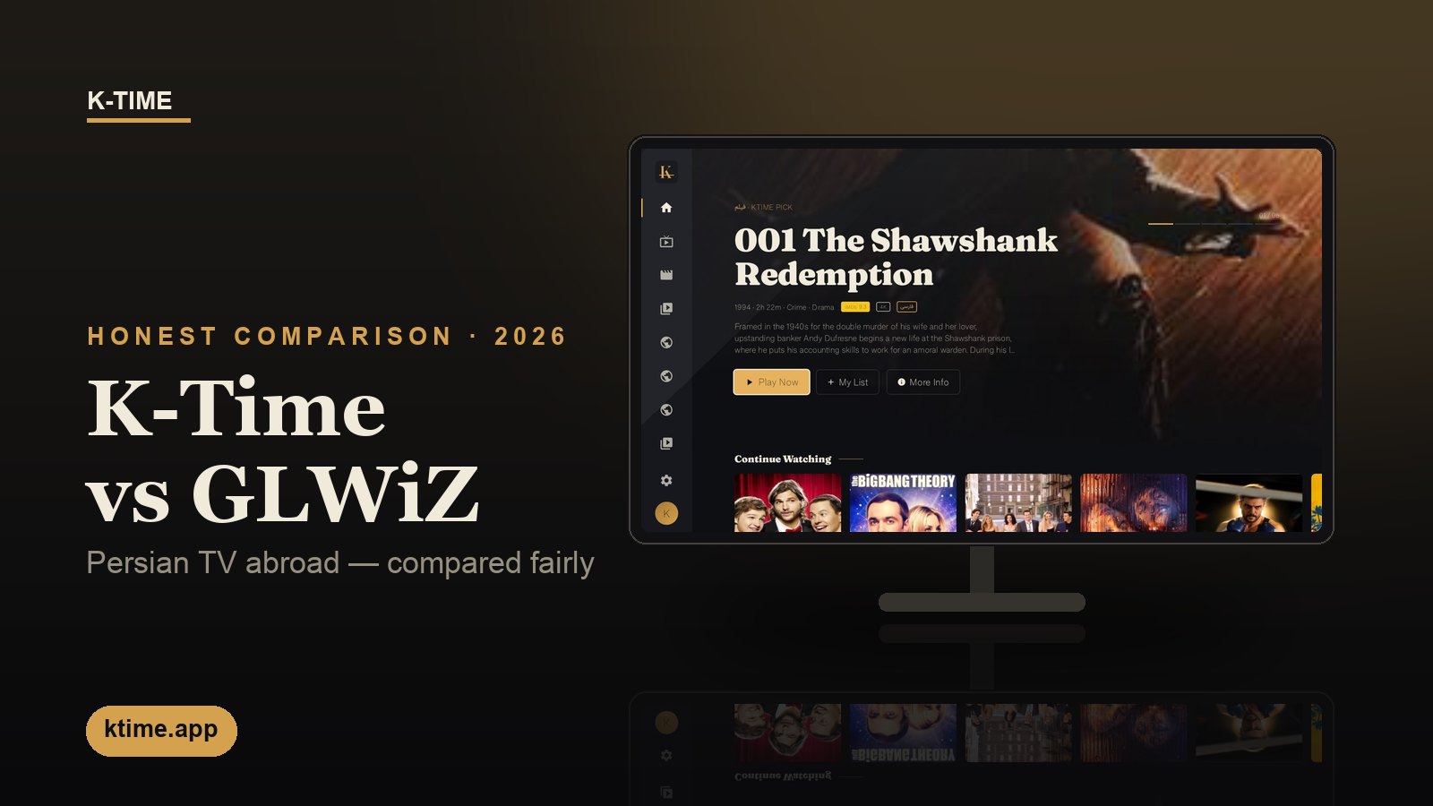 K-Time vs GLWiZ — comparing the two Persian streaming services built for the diaspora