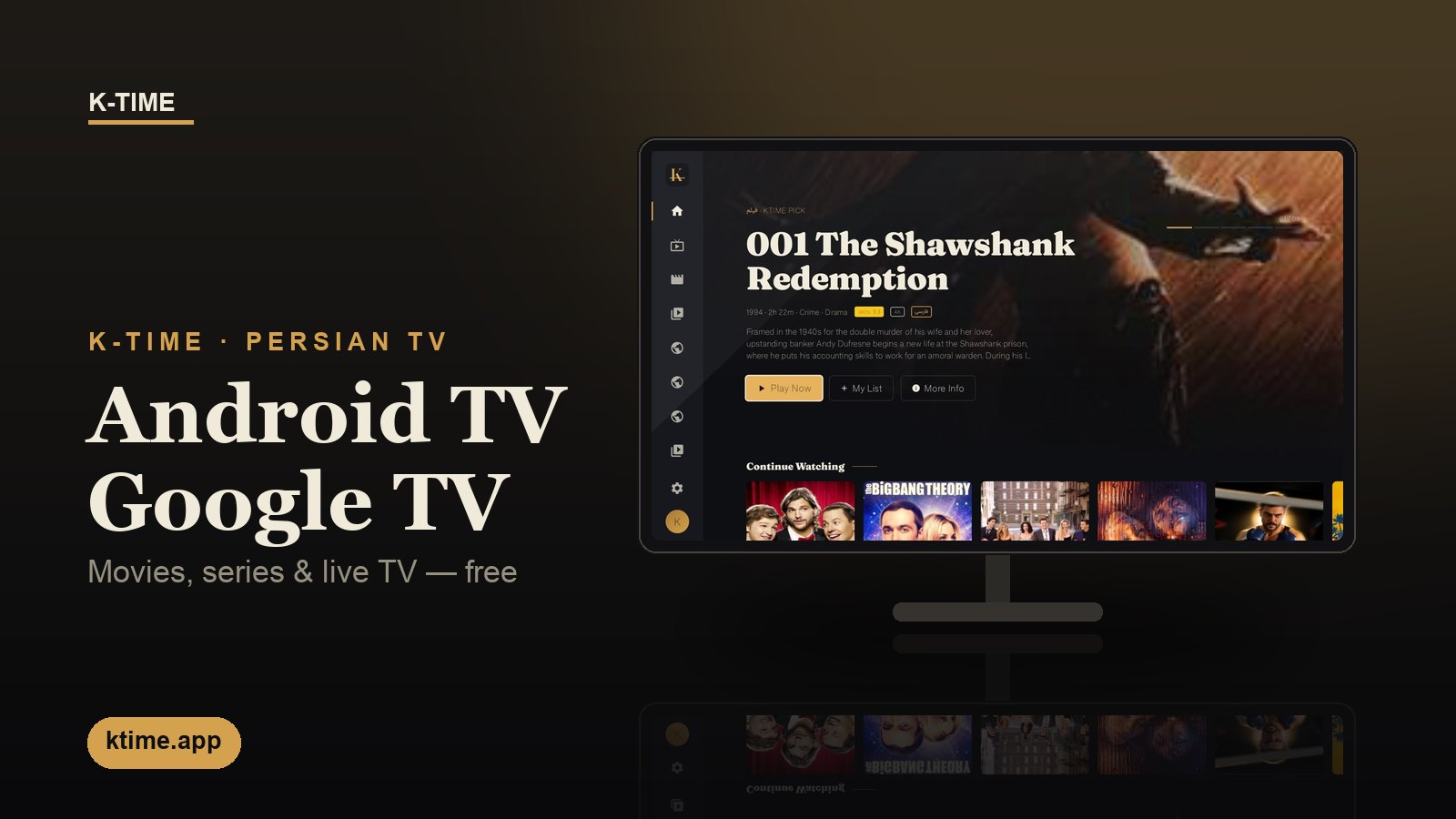 Watch K-Time on Android TV and Google TV — Persian TV, movies and series