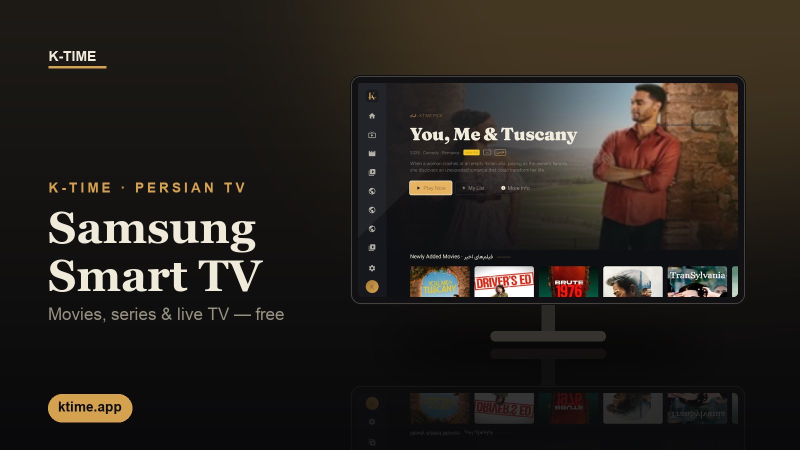 Watch K-Time on a Samsung Smart TV — Persian TV, movies and series